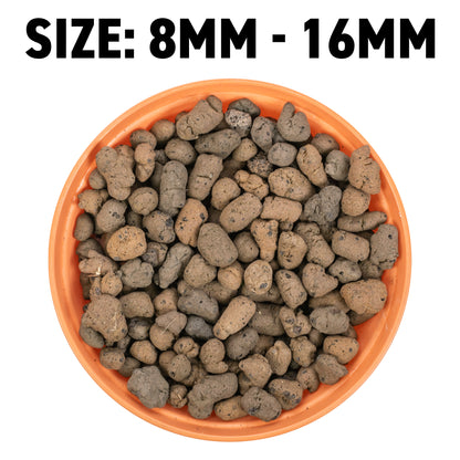 8mm - 16mm Clay Hydroponic Growing Pebbles for Plants