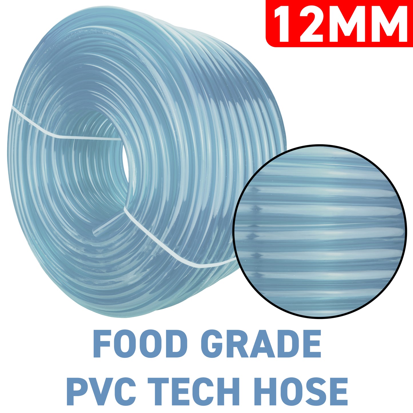 12mm Transparent PVC Technical Hose