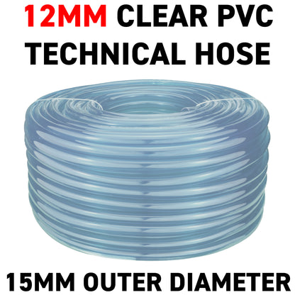 12mm Transparent PVC Technical Hose