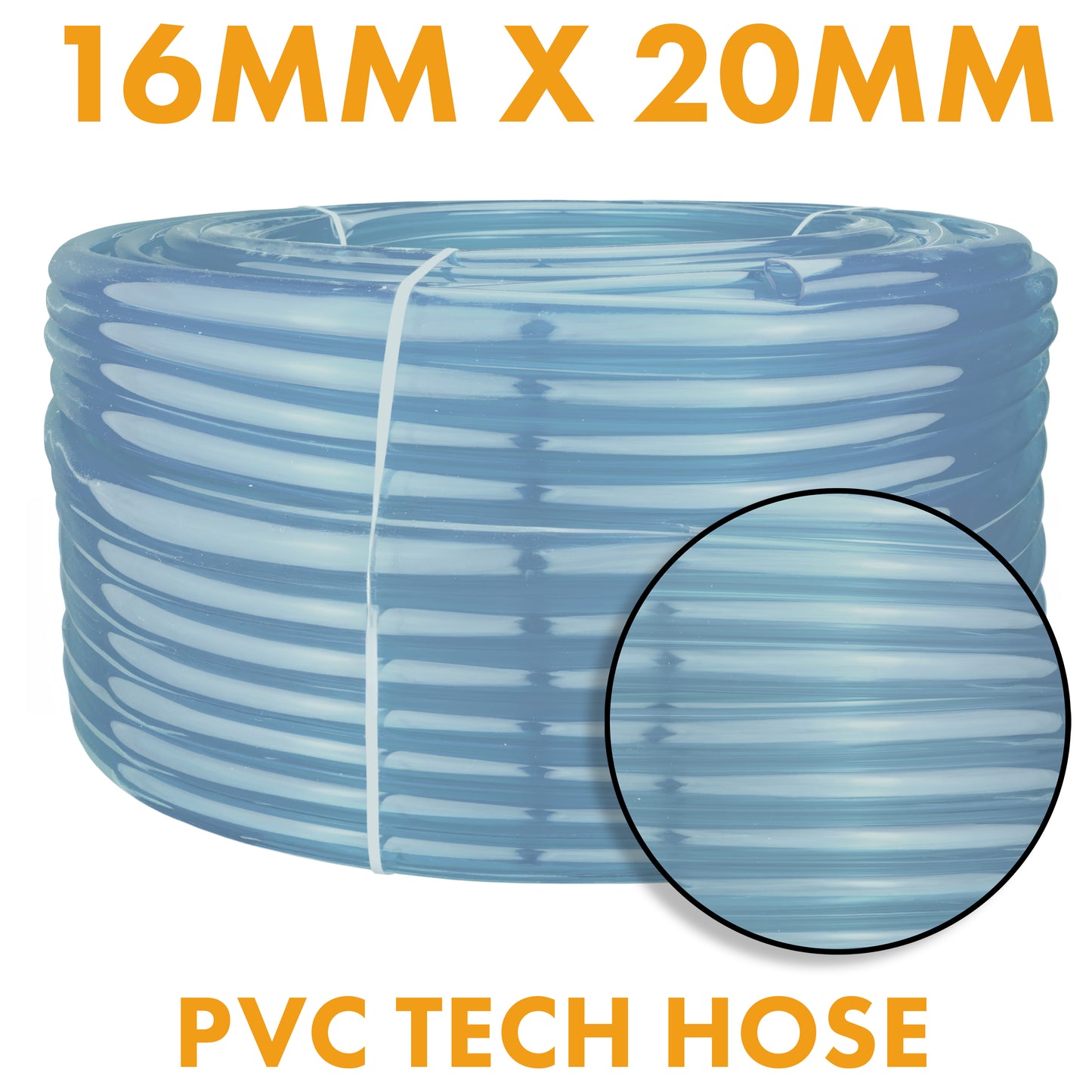 16mm Transparent PVC Technical Hose