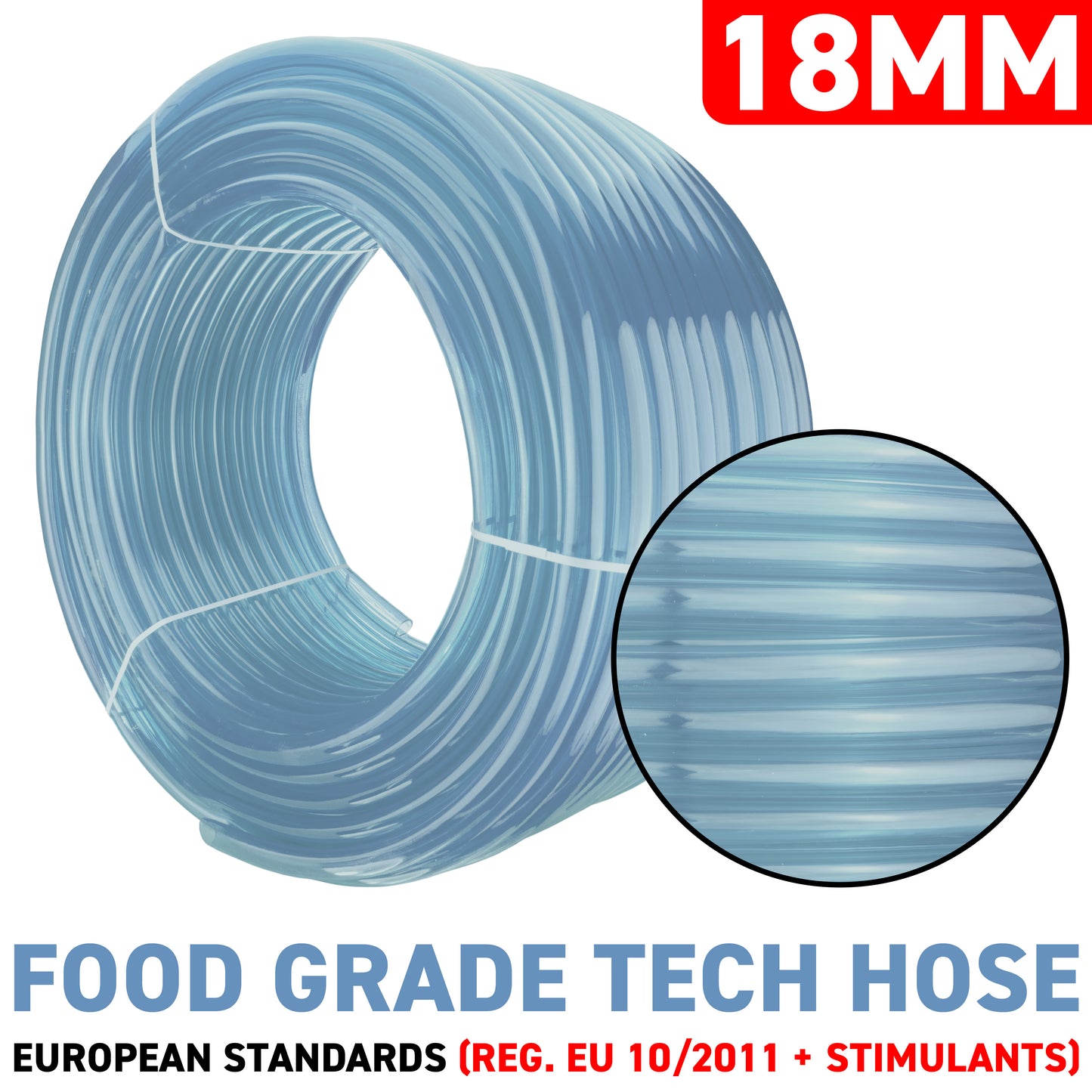 18mm Transparent PVC Technical Hose