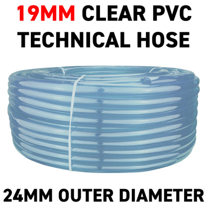 19mm Transparent PVC Technical Hose