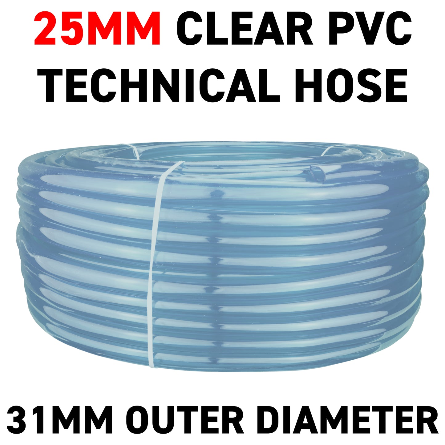 25mm Transparent PVC Technical Hose