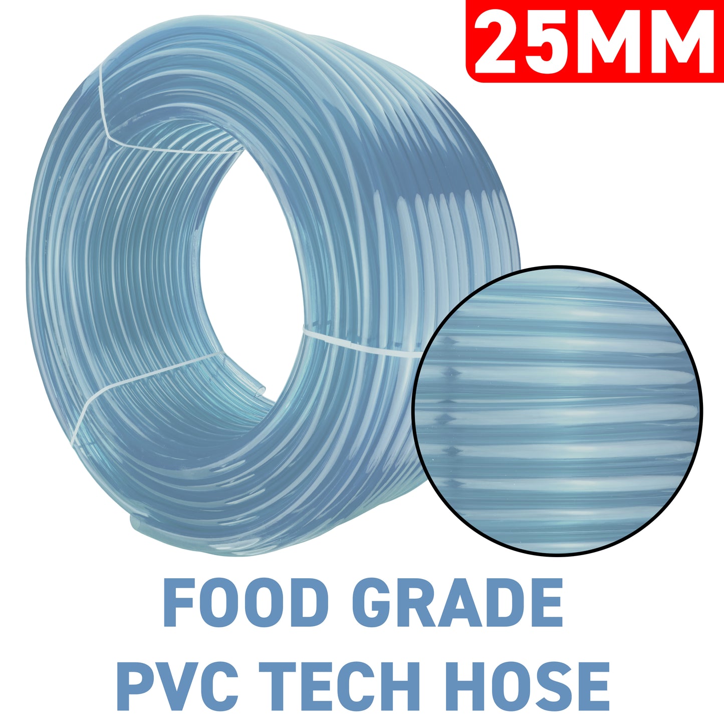 25mm Transparent PVC Technical Hose