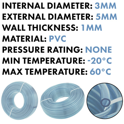 3mm Transparent PVC Technical Hose