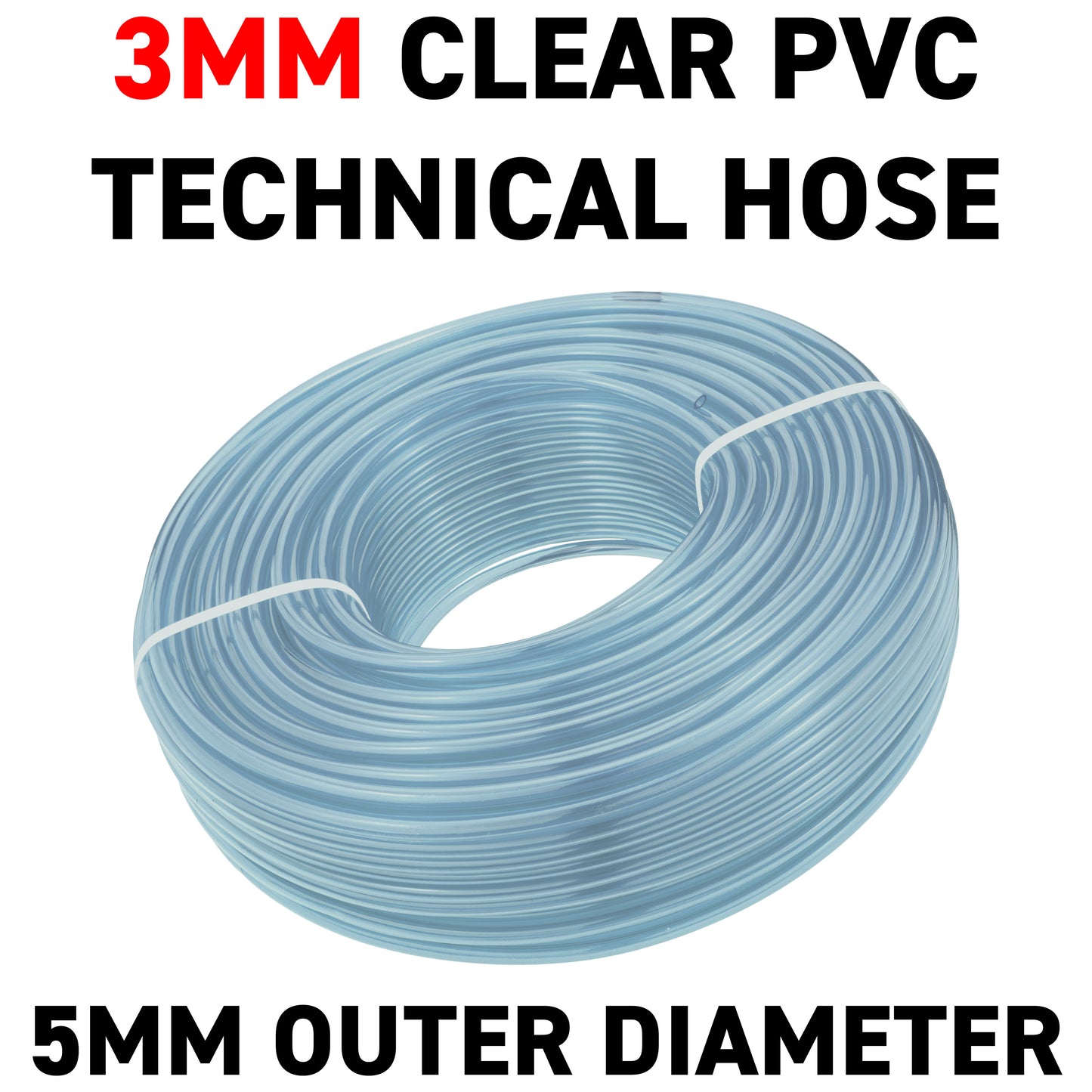 3mm Transparent PVC Technical Hose