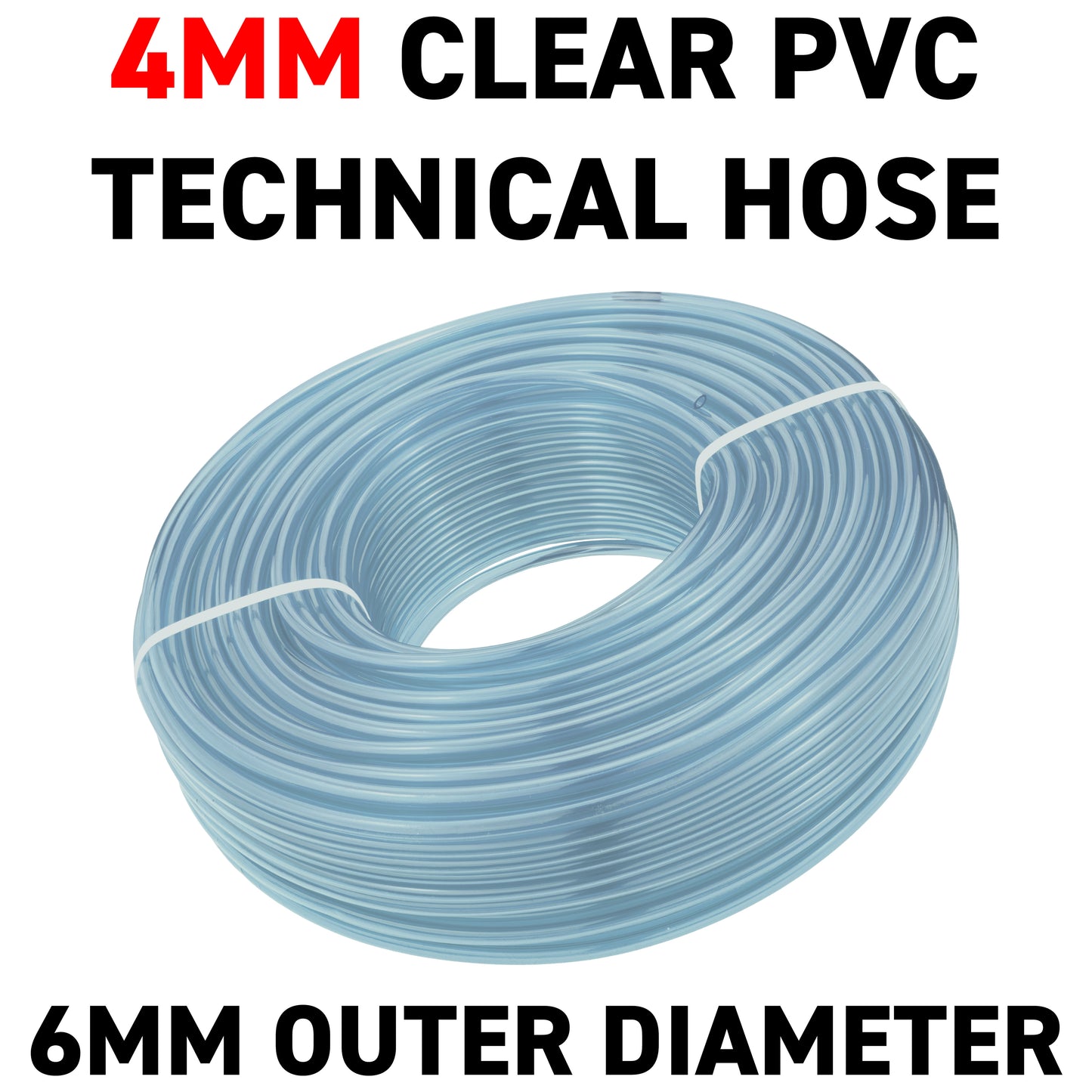 4mm Transparent PVC Technical Hose