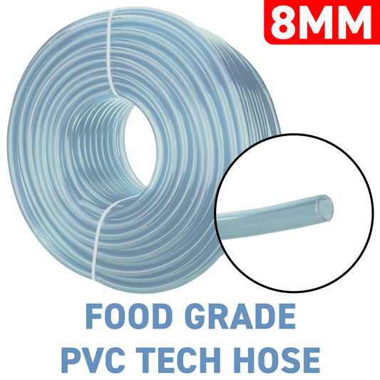 8mm Transparent PVC Technical Hose