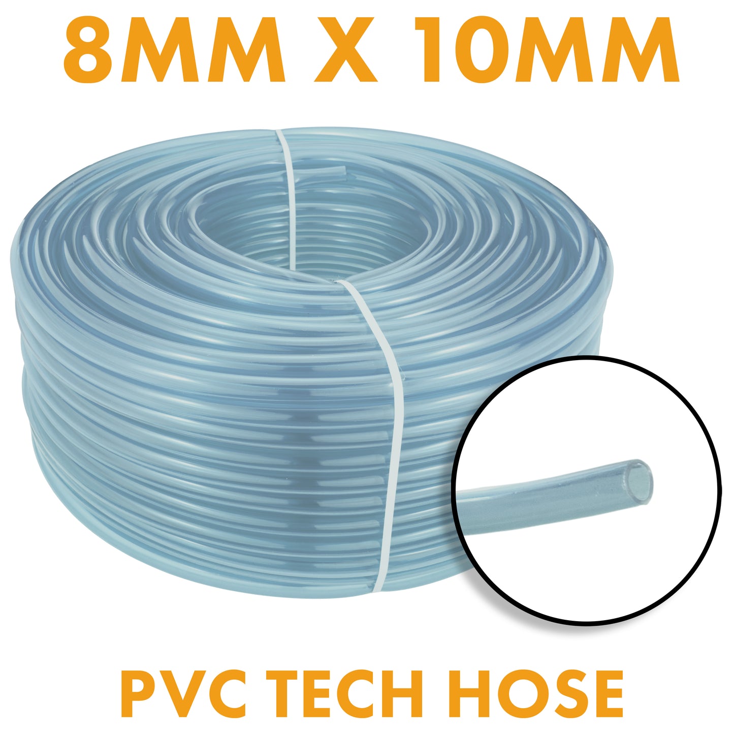 8mm Transparent PVC Technical Hose