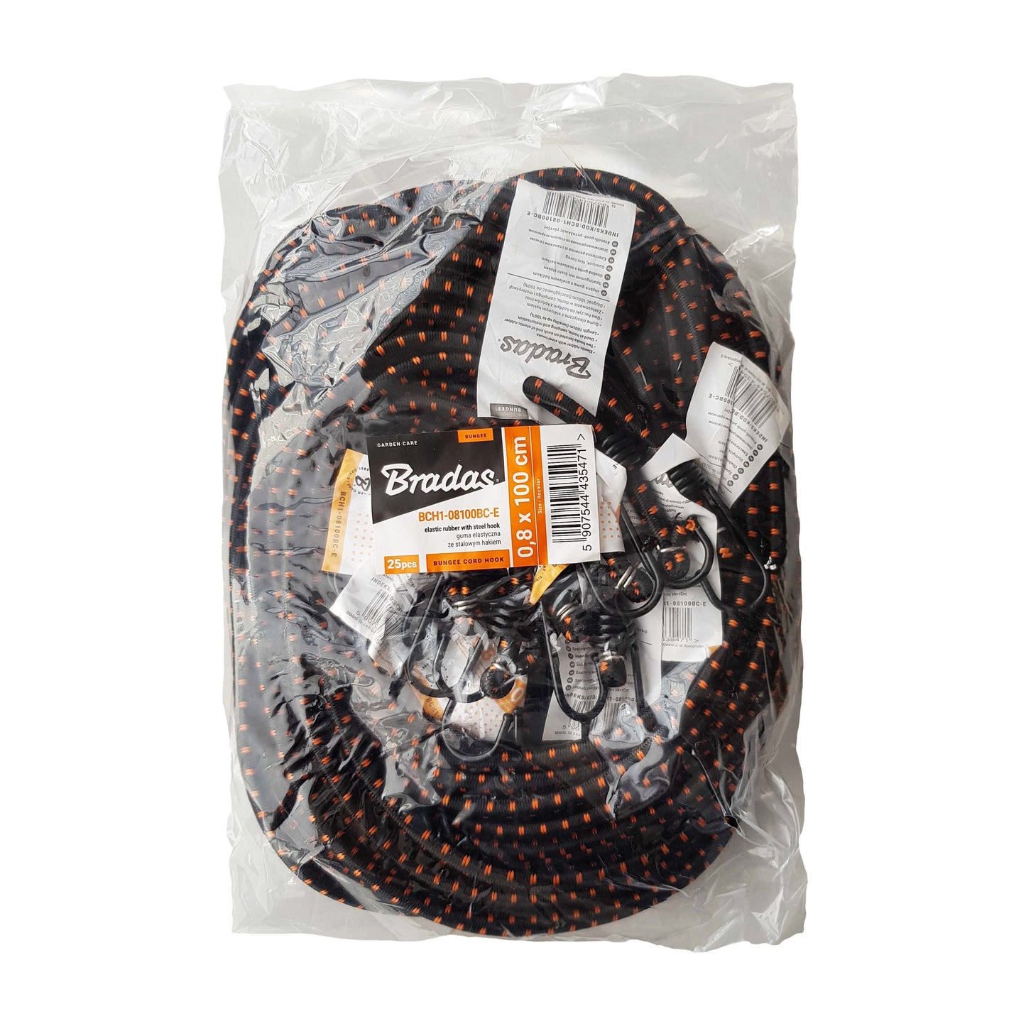 Bungee Loop with Metal Hooks, 100cm