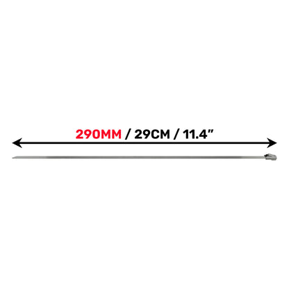 Stainless Steel Cable Ties, 4.6mm x 290mm