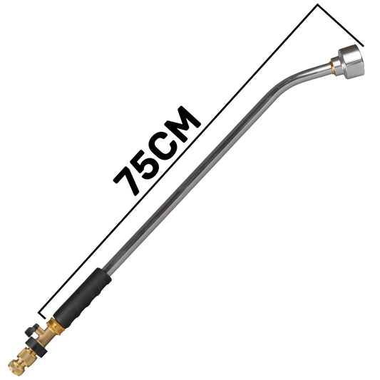 75cm Watering Lance with Rose & Brass Hosepipe Connector