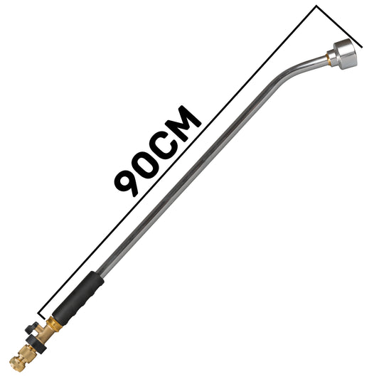 90cm Watering Lance with Rose & Brass Hosepipe Connector