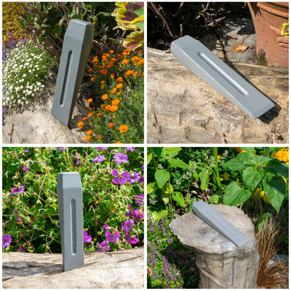 Grey Hardened Steel Wood Log Splitting Wedge