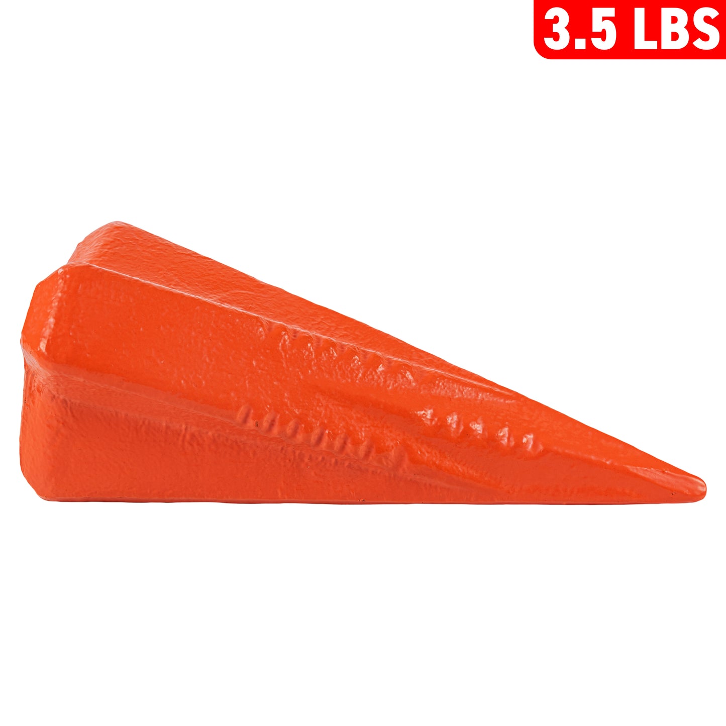 Red 3.5LBS Wood Log Splitting Diamond Stake Wedge