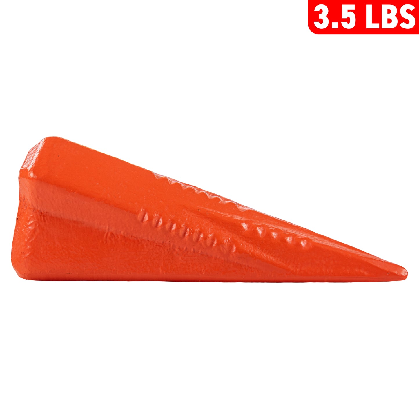 Red 3.5LBS Wood Log Splitting Diamond Stake Wedge