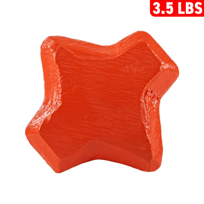 Red 3.5LBS Wood Log Splitting Diamond Stake Wedge