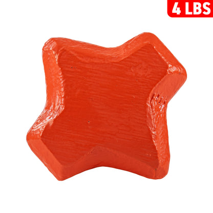 Red 4LBS Wood Log Splitting Diamond Stake Wedge