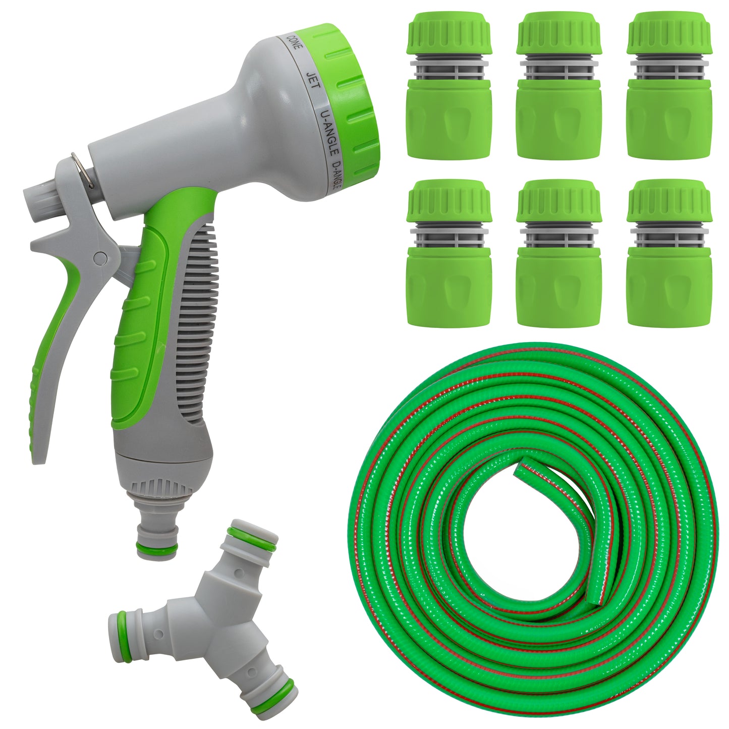 Hot & Cold Mixing Pet Bath Wash Kit with Sprayer - Green