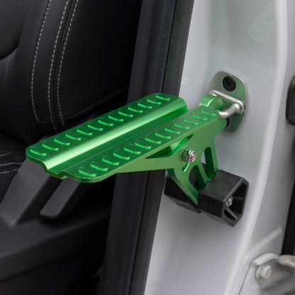 Type D Vehicle Car Door Step Up Ladder, Green