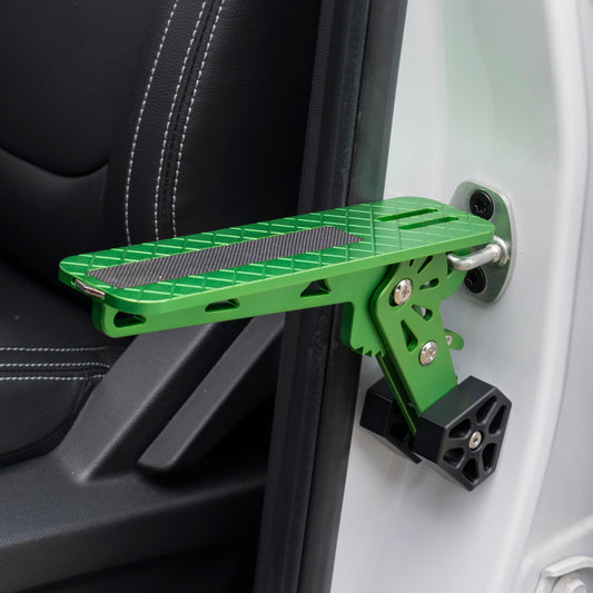 Type E Vehicle Car Door Step Up Ladder, Green