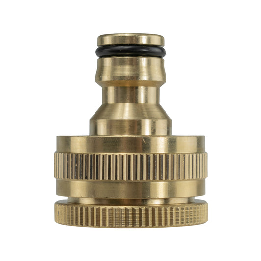 Female Tap Connector – 1” & 3/4” BSPF, Brass