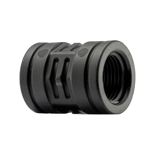Polypropylene Straight Inline Socket Connector, 1/2"