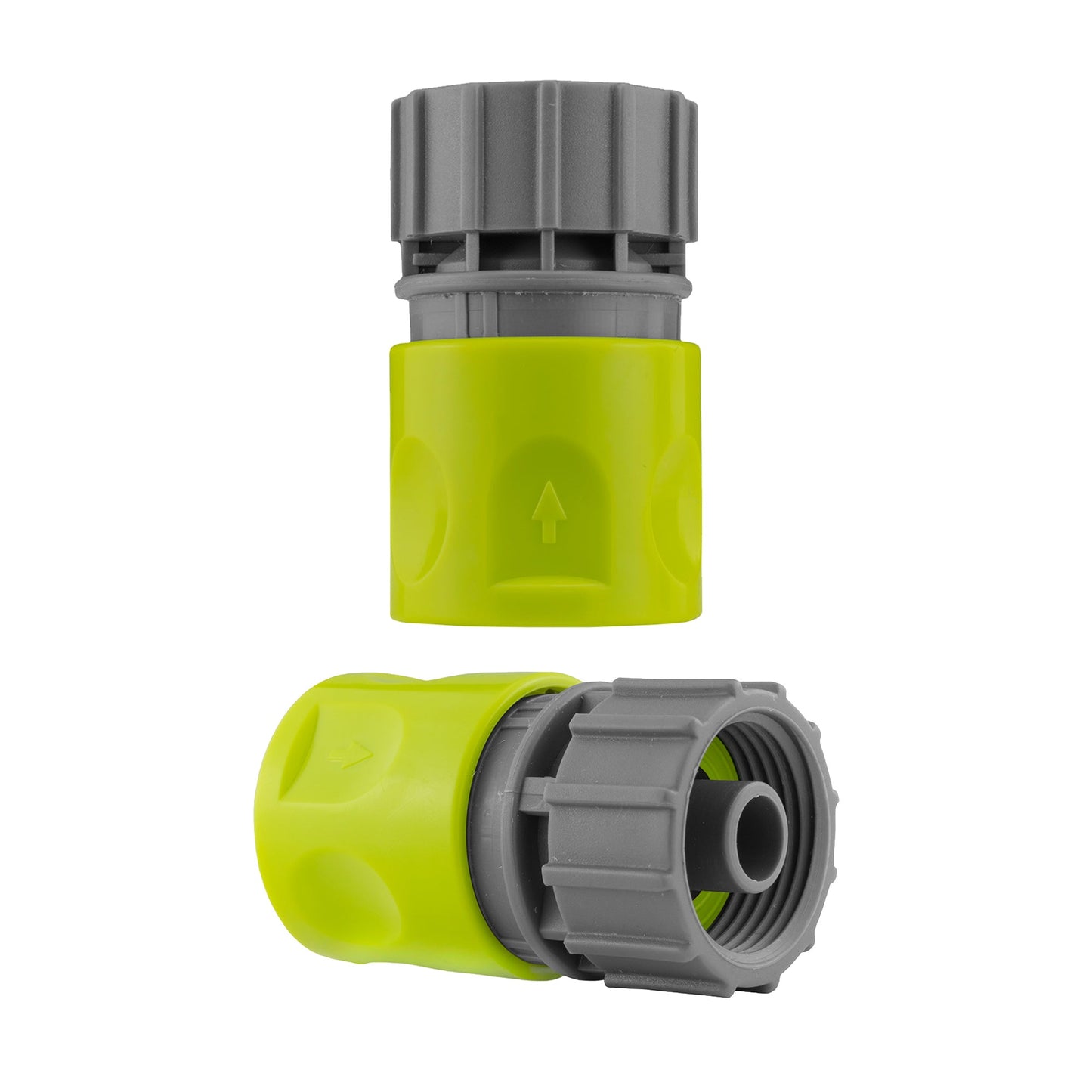 Female Hose Connector with 3/4" BSPF Thread, Lime