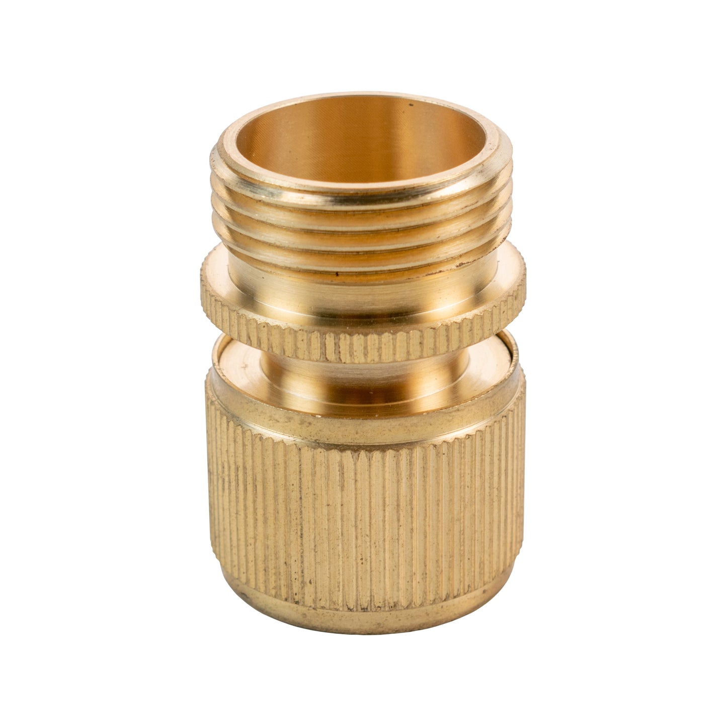 Female Hose Connector with 3/4" BSPM Thread, Brass