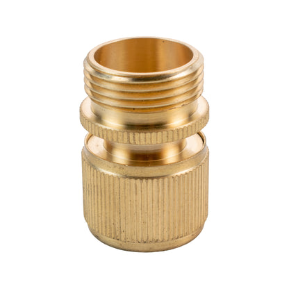 Female Hose Connector with 3/4" BSPM Thread, Brass