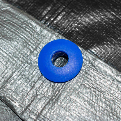 Repacement Tarpaulin Eyelets, Blue Pack of 10