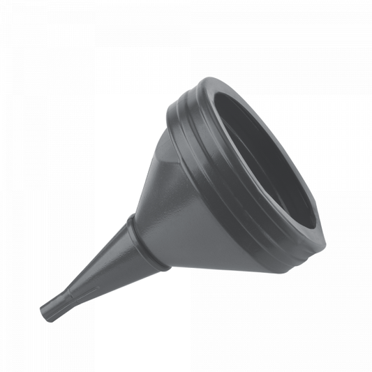 21cm Wide Mouthed Fuel Funnel with Straight Spout, Grey