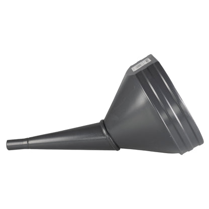 21cm Wide Mouthed Fuel Funnel with Angled Spout, Grey