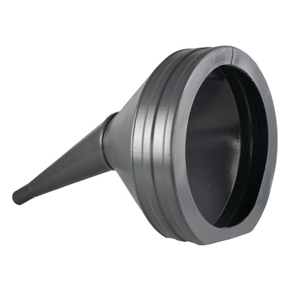 21cm Wide Mouthed Fuel Funnel with Angled Spout, Grey