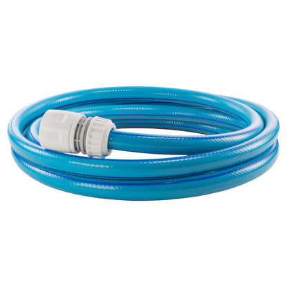 5m Blue Supreme+ 1/2" Reinforced Garden Hose Cart Connection Kit