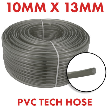 10mm Grey Tinted PVC Technical Hose