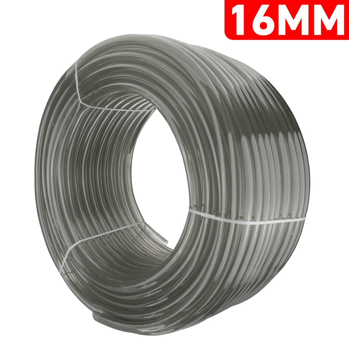 16mm Grey Tinted PVC Technical Hose