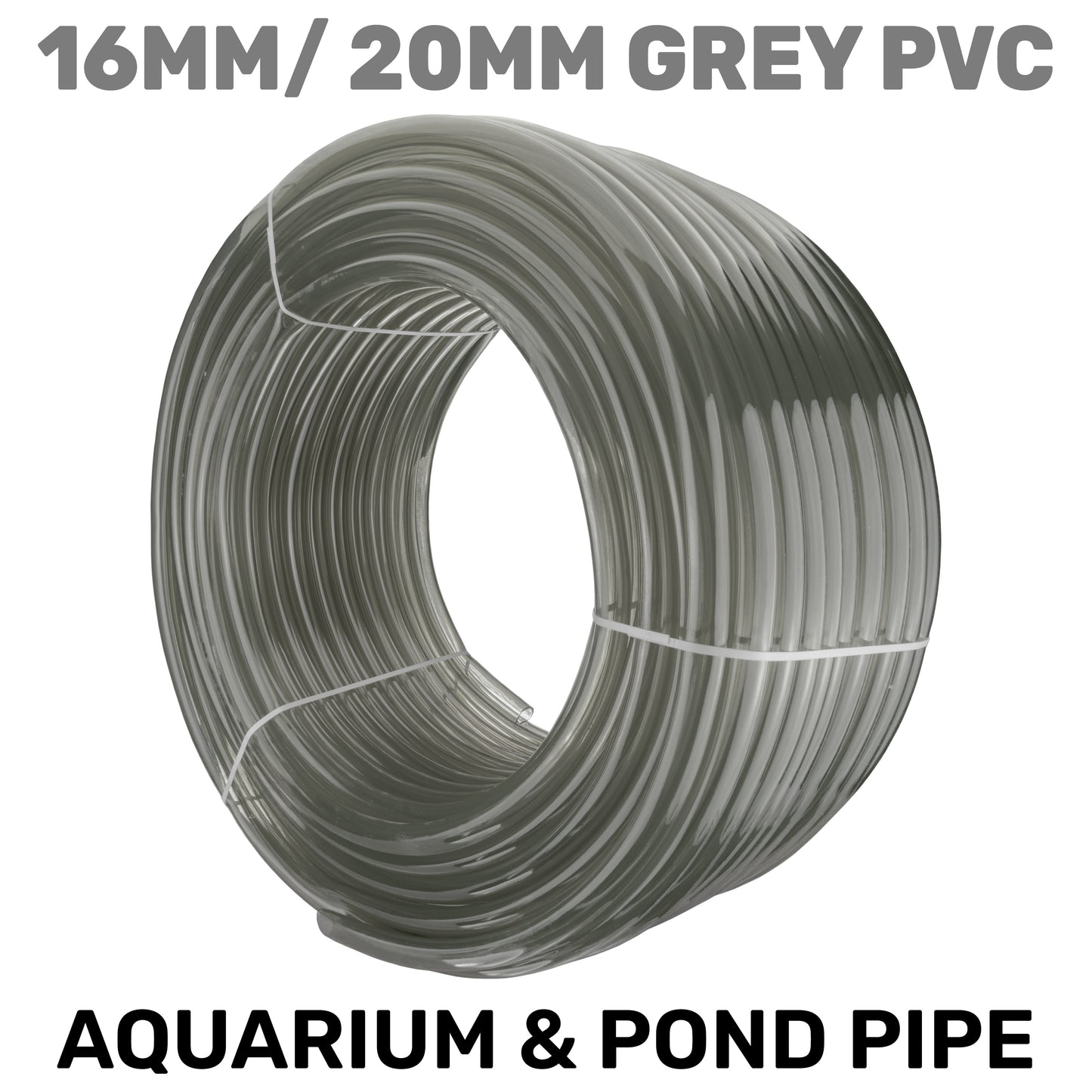 16mm Grey Tinted PVC Technical Hose