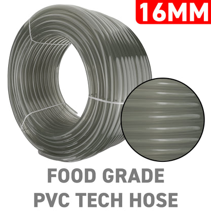 16mm Grey Tinted PVC Technical Hose