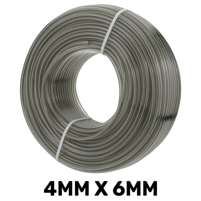 4mm Grey Tinted PVC Technical Hose