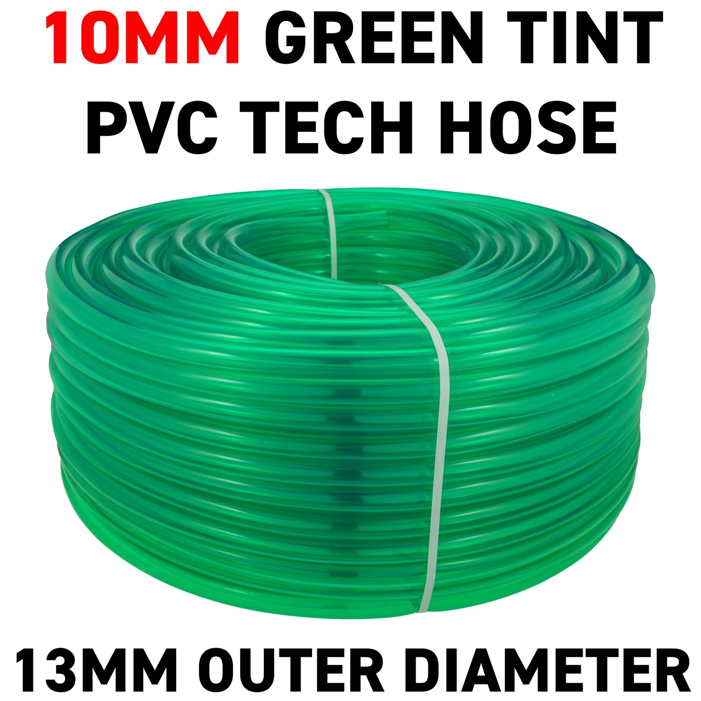 10mm Green Tinted PVC Technical Hose