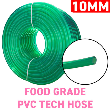 10mm Green Tinted PVC Technical Hose