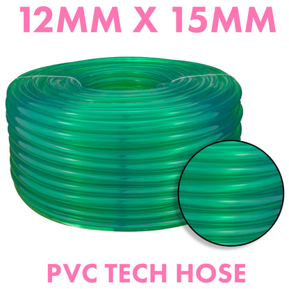 12mm Green Tinted PVC Technical Hose