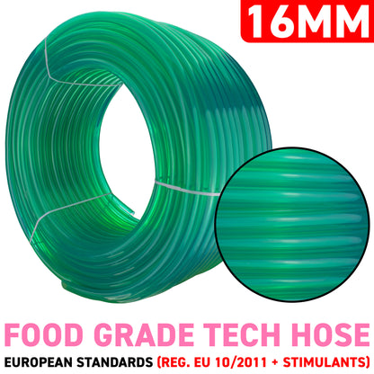 16mm Green Tinted PVC Technical Hose