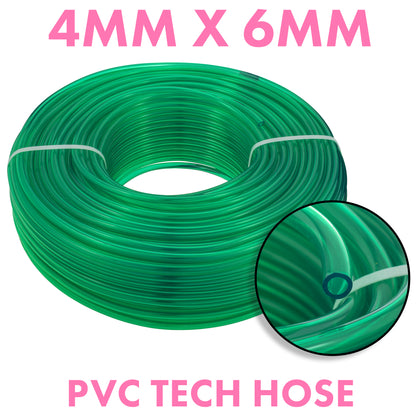 4mm Green Tinted PVC Technical Hose