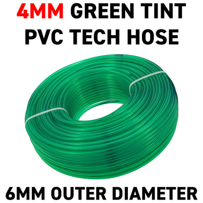 4mm Green Tinted PVC Technical Hose