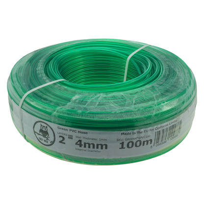 4mm Green Tinted PVC Technical Hose