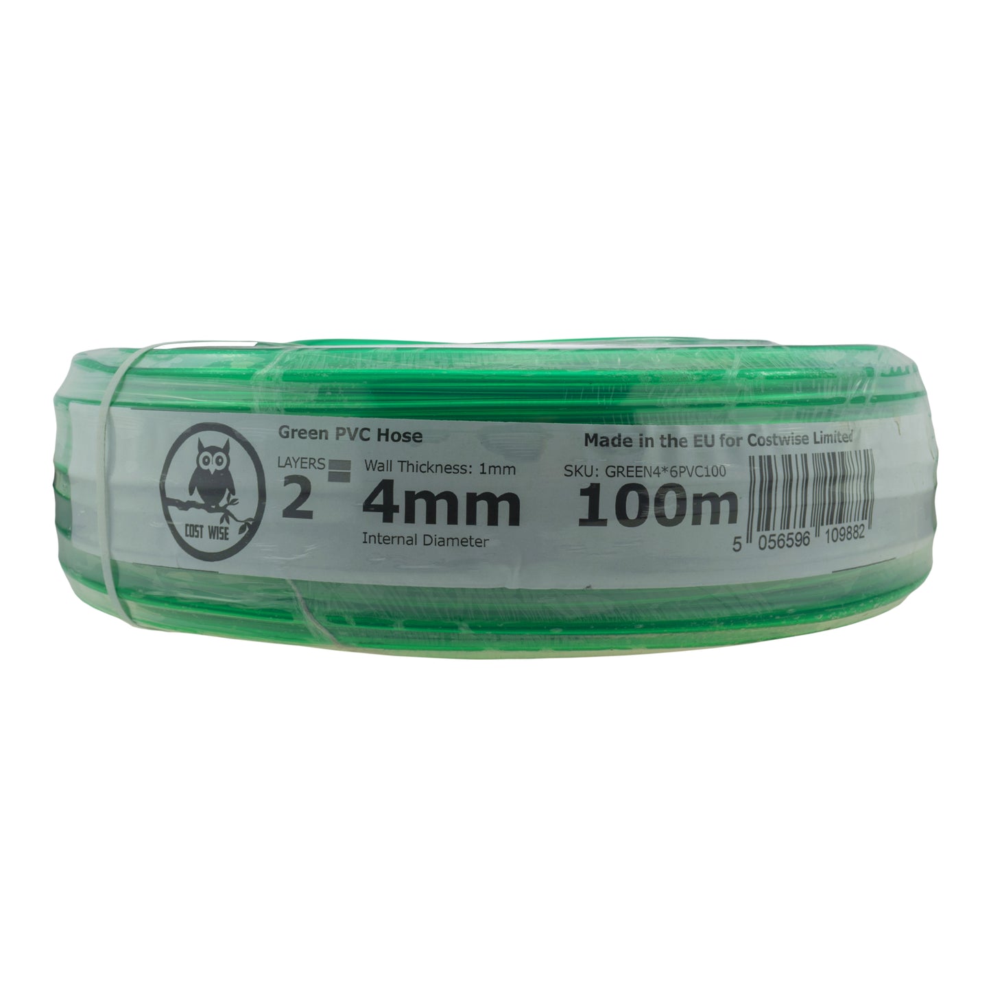 4mm Green Tinted PVC Technical Hose