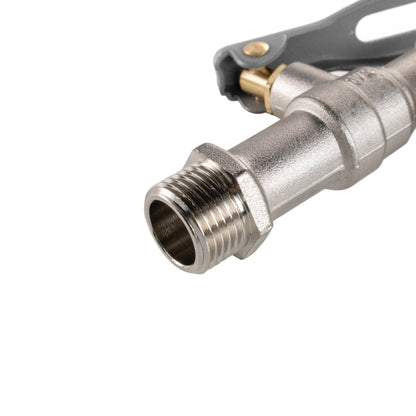 Brass Barbed Through Handle Lockable Tap, 1/2" BSP