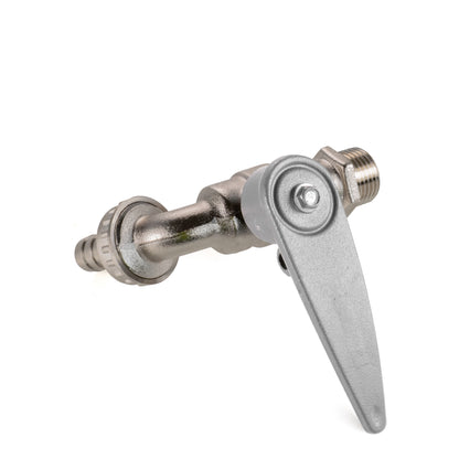 Brass Barbed Side Handle Lockable Tap, 1/2" BSP
